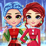 レインボーガールズクリスマスアウトフィット